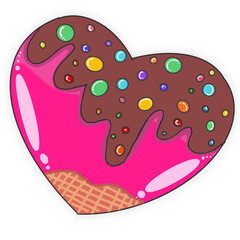 Chocolate heart