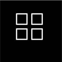 Square icon vector logo design template