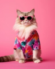 animal cat and dog summer holiday