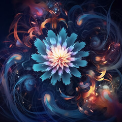 fractal burst arrangement