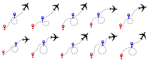 Pin Travel Route