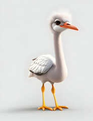 Obraz premium Animal farm cute model 3d Illustration,High quality,