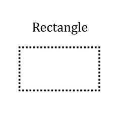 Rectangle icon vector logo design template