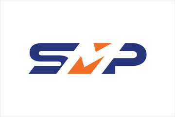SMP letter logo design. Vector illustration.