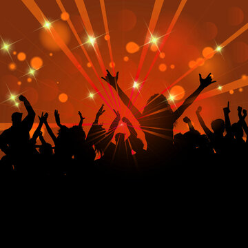 Party crowd  template