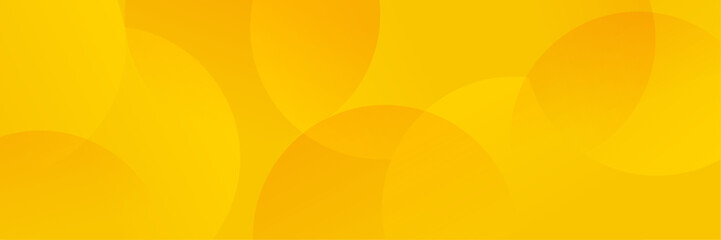 Abstract Yellow Geometric banner design background.