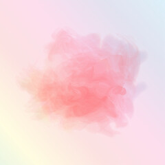 Fototapeta premium Soft watercolor splash stain background.
