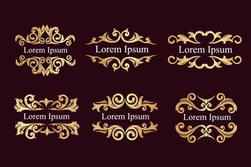 Vector set of engraving ornament frame template design elements Premium Quality and Satisfaction Guarantee Label, antique and baroque frames Old texture