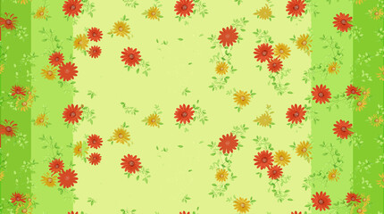 Digital And Textile Design Pattern