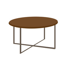 Bistro Table,Realistic 3D render background for products overlay. Close up of a round empty teak wood table with sunlight and leaves shadow on white wall behind. Organic Beauty, Natural concept. Mock 