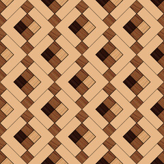 Abstract Seamless wooden Pattern. Seamless Pattern with square laminate Pattern. wood Vector illustration.