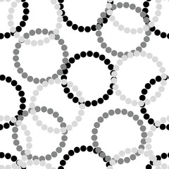 seamless abstract pattern with circles