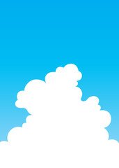 素材_背景_青空_縦
