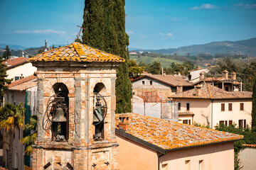 Fototapeta na wymiar Belltower, Perugia Italy