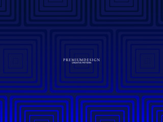 Premium background design with dark blue luxury motif. Vector horizontal template, for digital lux business banners, contemporary formal invitations, luxury vouchers, gift certificates, etc.