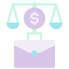 business ethic flat icon