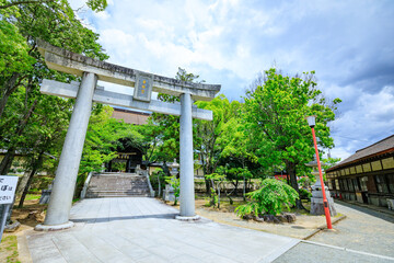 Fototapeta premium 初夏の香椎宮 福岡県東区 Kashii Shrine in early summer. Fukuoka Pref, Higashi-ku.