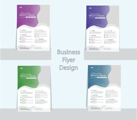 New Unique and modern business Flyer template
