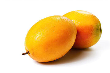 Tropical fruit, Mango on white background