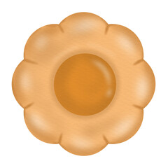 Flower cookie and Jam