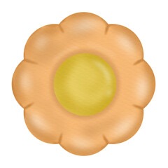 Flower cookie and Jam