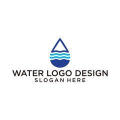 water logo design