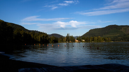 Water barricades for swimming and boating