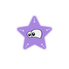 starfish character illustration