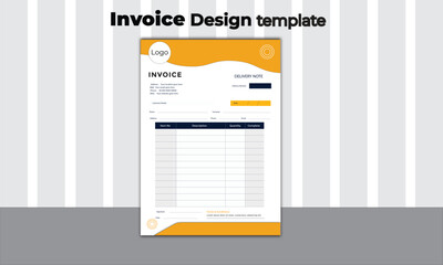 Invoice design for business