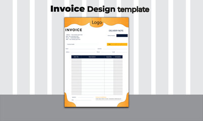 Invoice design for business