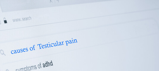 Testicular pain