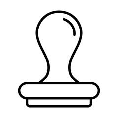 Rubber Stamp Icon Logo Design Vector Template Illustration Sign And Symbol Pixels Perfect