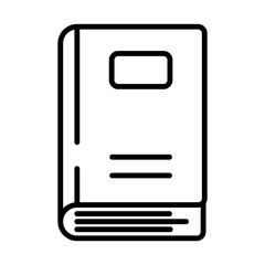 Book Icon Logo Design Vector Template Illustration Sign And Symbol Pixels Perfect
