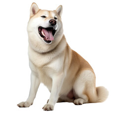 Fototapeta premium Happy and Cute dog Laughing