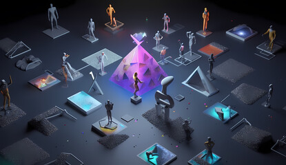 Mining Ethereum. Pink Pyramid.