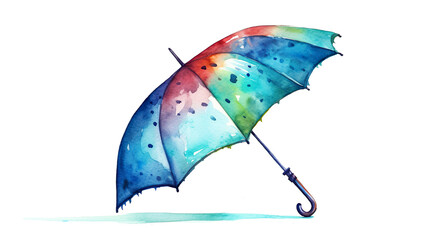 傘の水彩イラスト　Generative AI