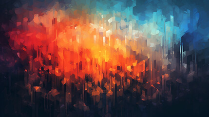 Fototapeta na wymiar Abstract color flow background, generative Ai