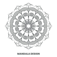 Vector luxury mandala design vector