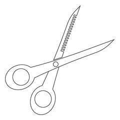 scissors icon vector