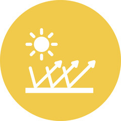 Specular reflection Icon