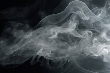 Fototapeta premium Smoke grey background. Generate Ai