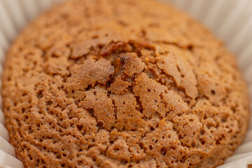 The chocolate muffins were made. Muffins with chocolate filling