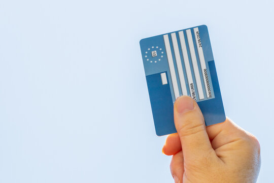 European Health Insurance Card, Concept, EU document confirming the right to treatment abroad, Travel insurance for Europeans traveling to EU and EFTA countries, copy space