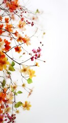 Fototapeta na wymiar beautiful colorful flowers for wallpaper