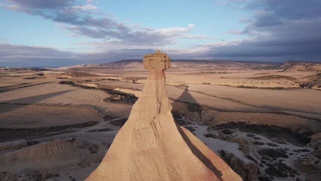 Above the Barren Beauty: A Captivating Drone Journey in Bardenas Reales filmed by Anthony Saleh