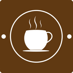 coffee cup icon. coffee mug design, hot drink espresso.