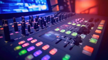 Broadcast Television video controls in recording studios