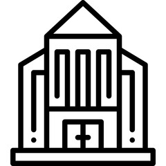 real estate line icon