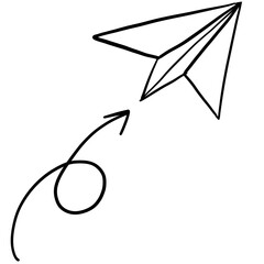 black and white plane paper art