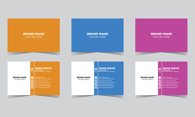 Corporate Modern Business Card Design Template Creative and Clean Business Card Name
Name Card Visiting Card Simple Card Vector Design Unique Business Card Design